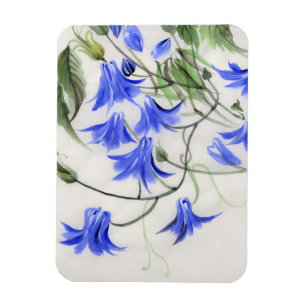 Ímã Flores azuis