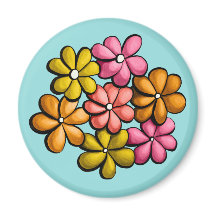 Flores Bonitas Crianças Desenho Colorido De Tinta