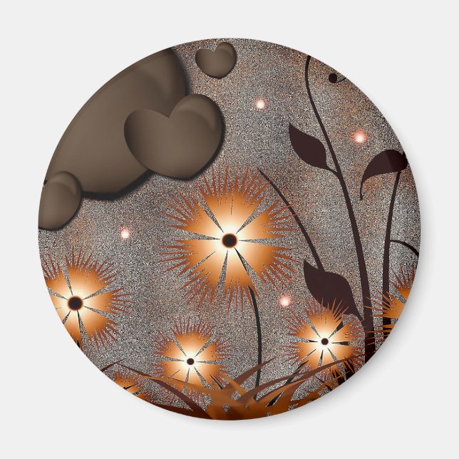 Imã Flores bonito (Frente)