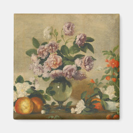 Imã Flores Brancas e Rosa (Pêonias Ainda Vidas)