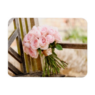 Ímã Flores   Buquê rosa-rosa