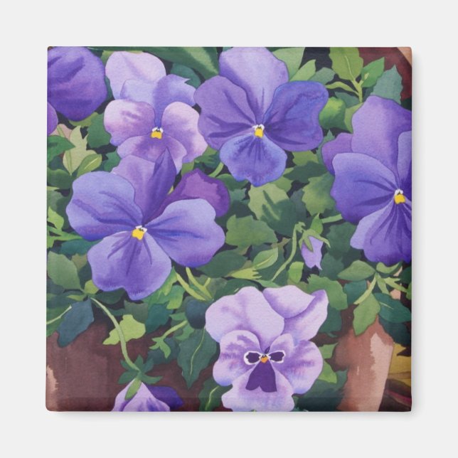 Imã Flores com Pansies 2007 (Frente)
