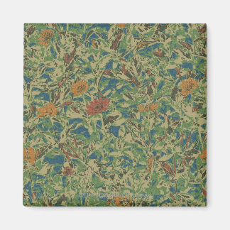 Imã Flores contra padrão de camuflagem de folhas