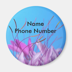 Imã Flores cor-de-rosa