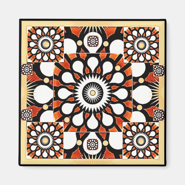 Imã Flores Cósmicas I Magnet (Frente)