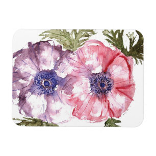 Ímã Flores da aguarela