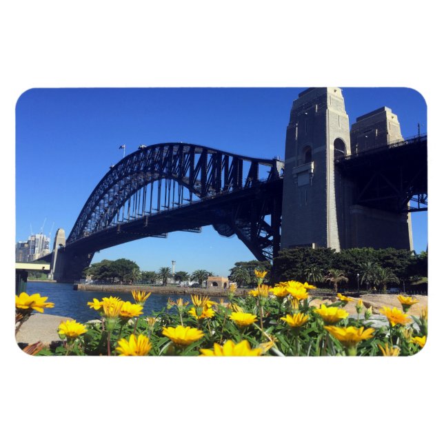 Ímã flores da ponte sydney (Horizontal)