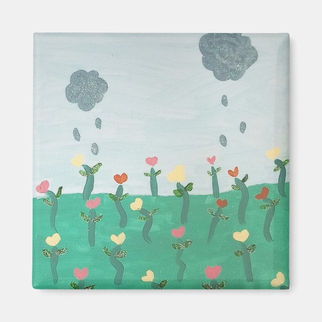 Imã Flores Dançantes Magnet (Frente)