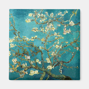 Imã Flores de Amendoeira de Van Gogh Impressionismo Cl