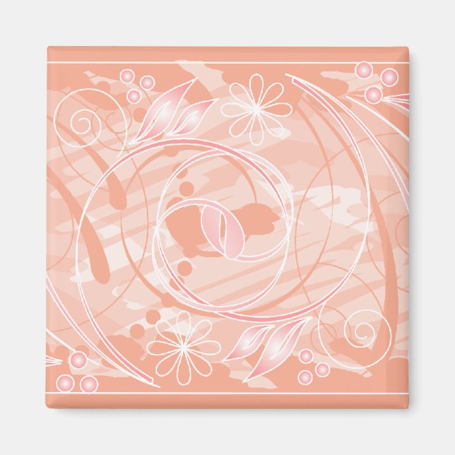 Imã flores de coral (Frente)