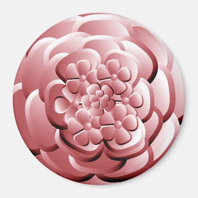 Imã Flores de Cromo - Magnetos Rubescentes (Frente)