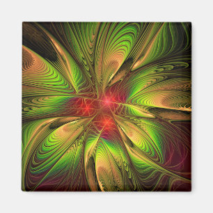 Imã Flores de fantasia fractal suaves e tenra