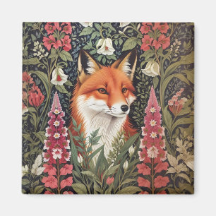 Imã Flores de Fox e Foxglove William Morris Inspirado