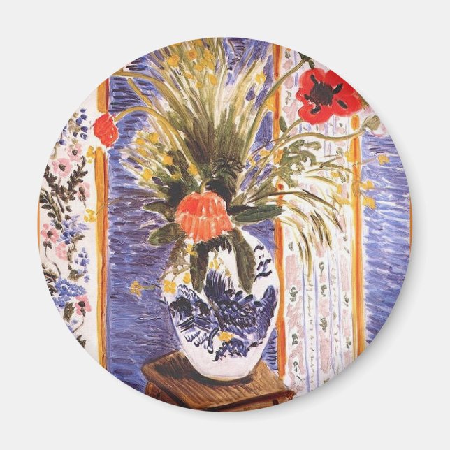 Imã Flores de Matisse em uma tigela (Frente)