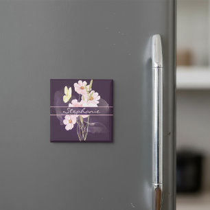 Imã Flores De Mistura De Água Cuja Pluma De Borboleta