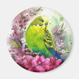 Imã Flores de periquito e rosa