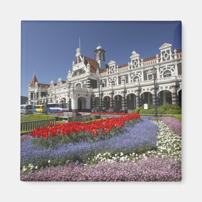Imã Flores de Primavera e Estação de Trem Histórica, (Frente)