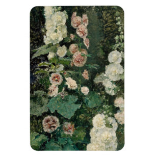 Ímã Flores de Rosa Hollyhock