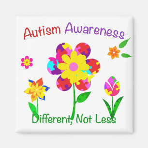 Imã Flores de Sensibilização Autismo