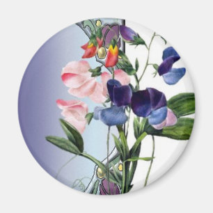 Imã Flores de Sweetpea