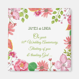 Imã Flores do 40º aniversário do casamento religioso