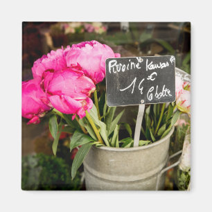 Imã Flores do Mercado Rosa de Paris