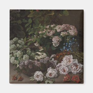 Imã Flores do primavera - pintura a óleo do francês