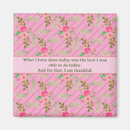 Imã Flores E Folhas De Afirmação