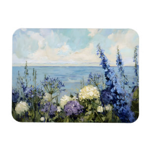 Ímã Flores e pintura marítima