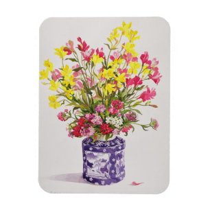 Ímã Flores em um frasco chinês