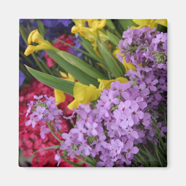 Imã Flores em Várias Cores (Frente)