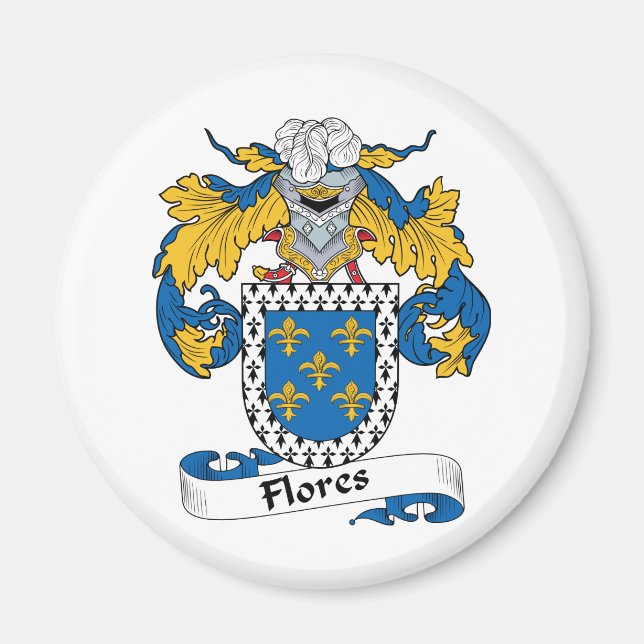 Imã Flores Family Crest (Frente)