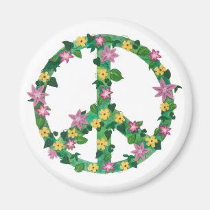 Imã Flores Florais - Sinais de Paz