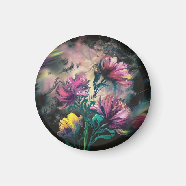 Imã Flores floridas (Frente)