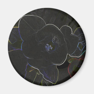 Imã flores freesia esboçadas