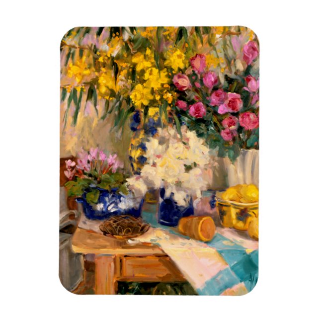 Ímã Flores frescas II (Vertical)