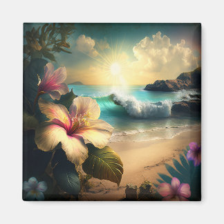 Imã Flores Havaianas Exóticas, Magnetos de Oceano e Pr
