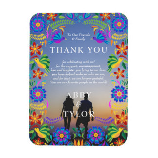 Ímã Flores Mexicanas Obrigado Magnet