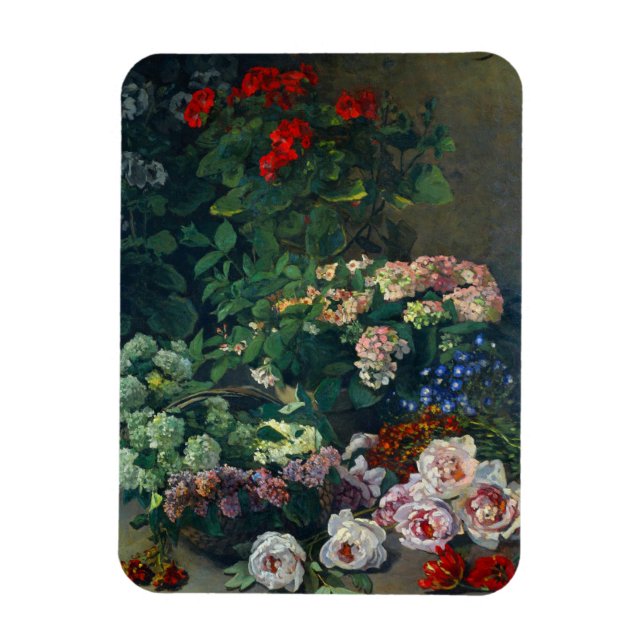 Ímã Flores Monet Spring (Vertical)