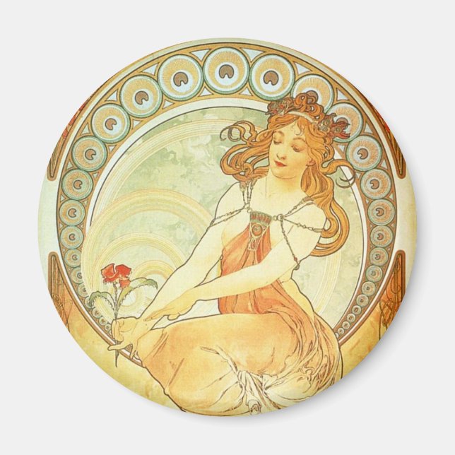 Imã Flores Mulher (Frente)