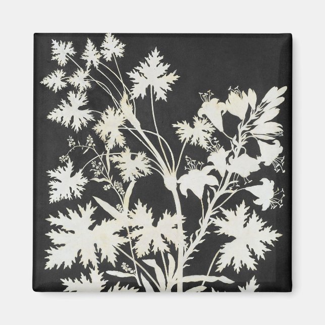 Imã Flores na Silhouette (Frente)