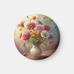 Imã Flores no vaso