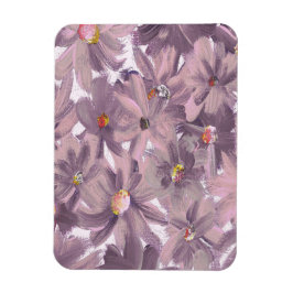 Ímã Flores Pintadas Rosa Qualquer Cor