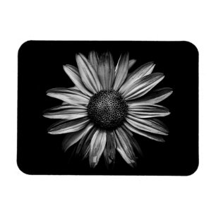 Ímã Flores preto e branco 18