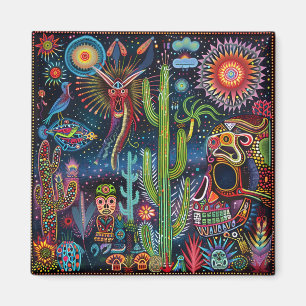 Imã Flores Psicodélicas Cirúrgicas Trippy