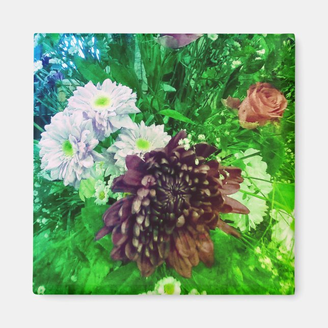 Imã Flores roxas (Frente)