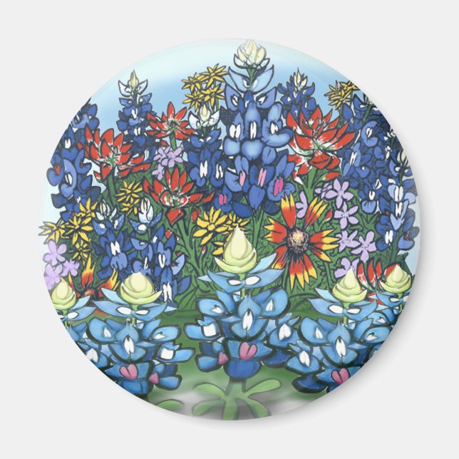 Imã Flores selvagens (Frente)