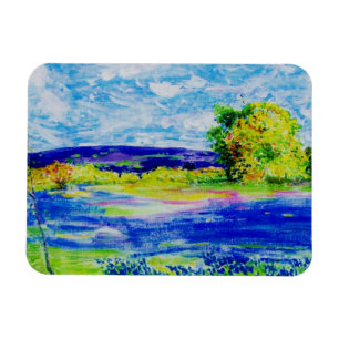 Ímã flores silvestres de bluebonnet