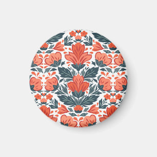Imã Flores vermelhas decorativas