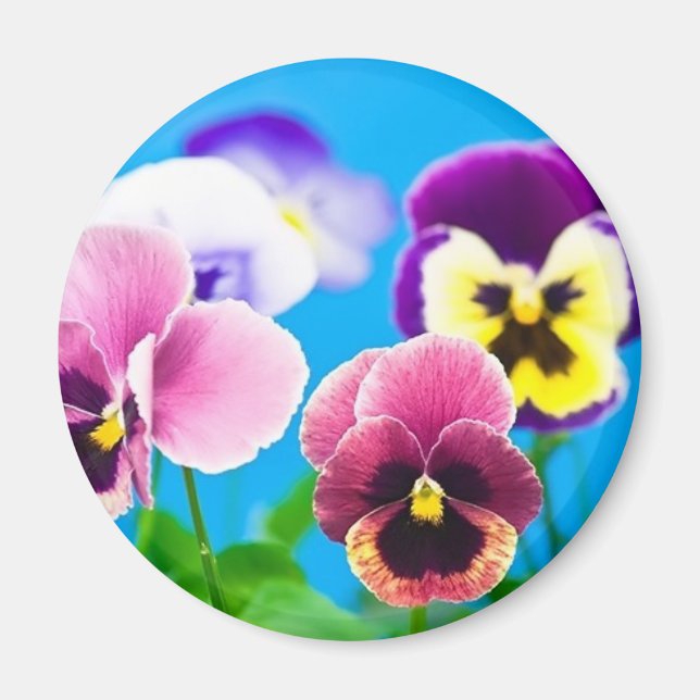 Imã Flores Viola Magnet (Frente)